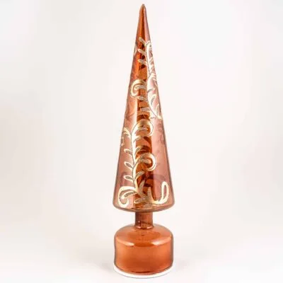 Lit Spinning Cinnamon Tree