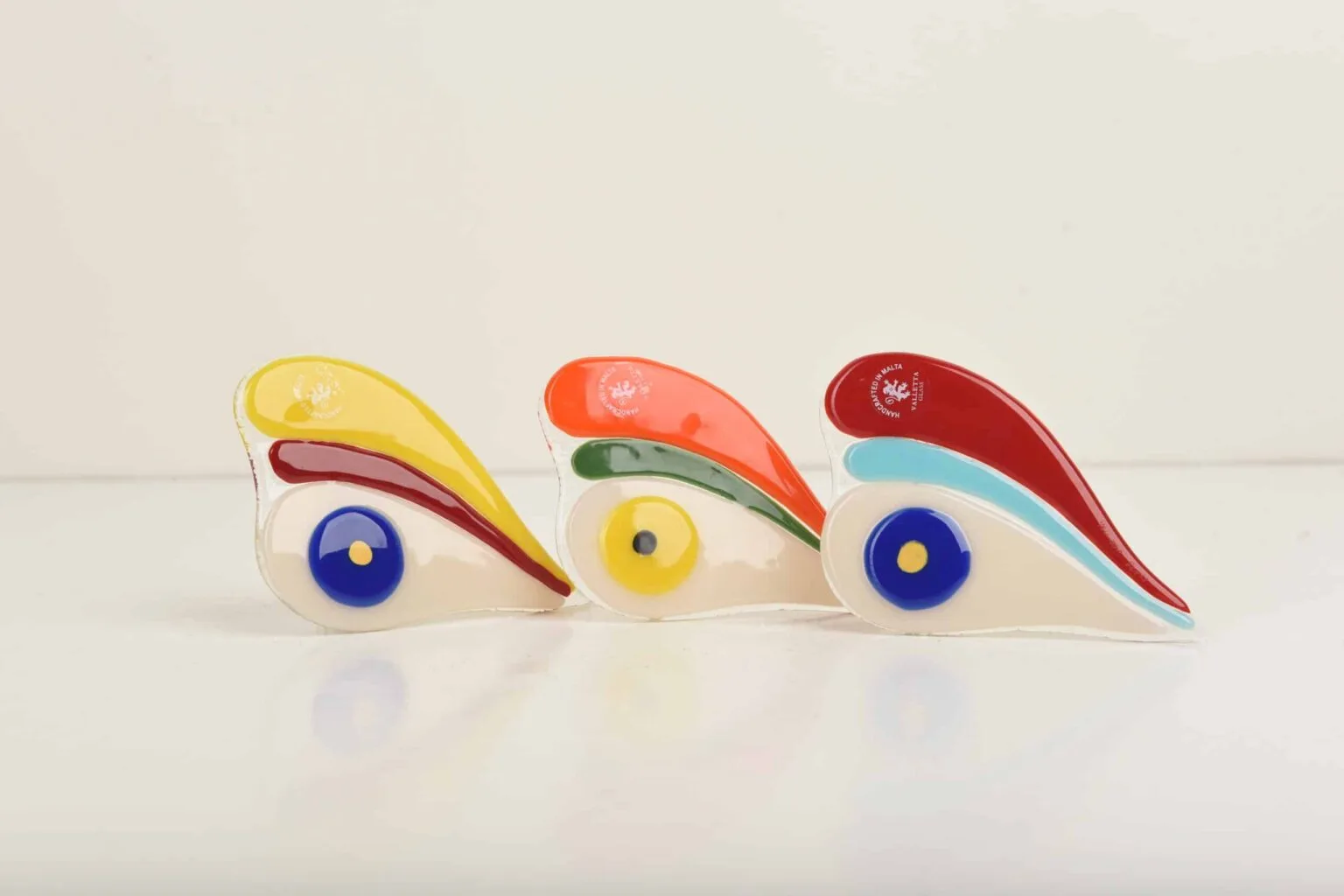 Hand Blown Glass Luzzu Eye