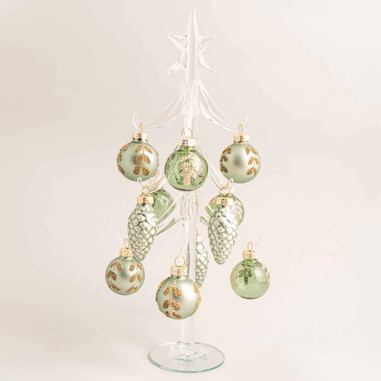 Sage Floral Bauble Tree