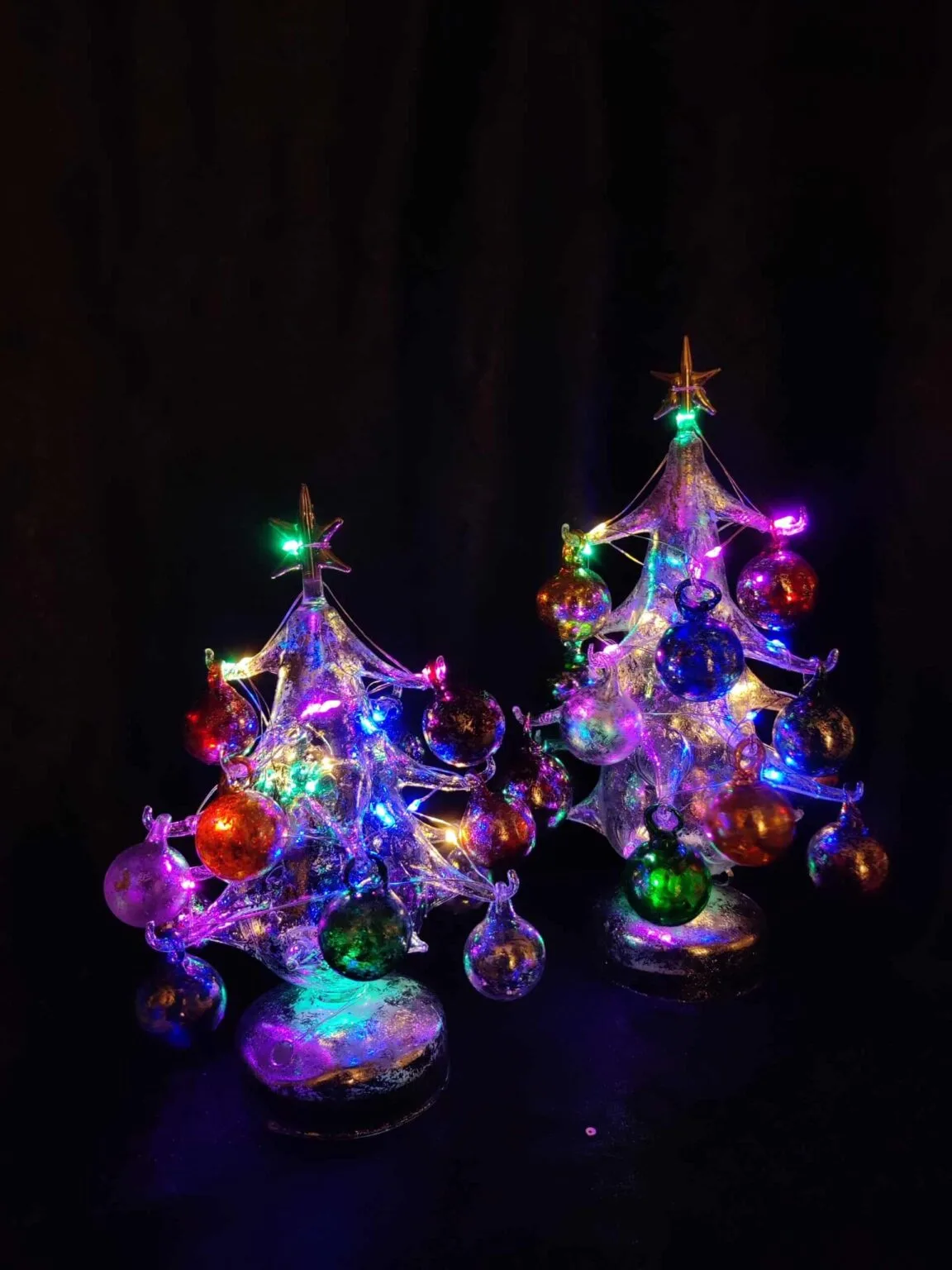 LED Christmas Tree W/ Multicolor Baubles