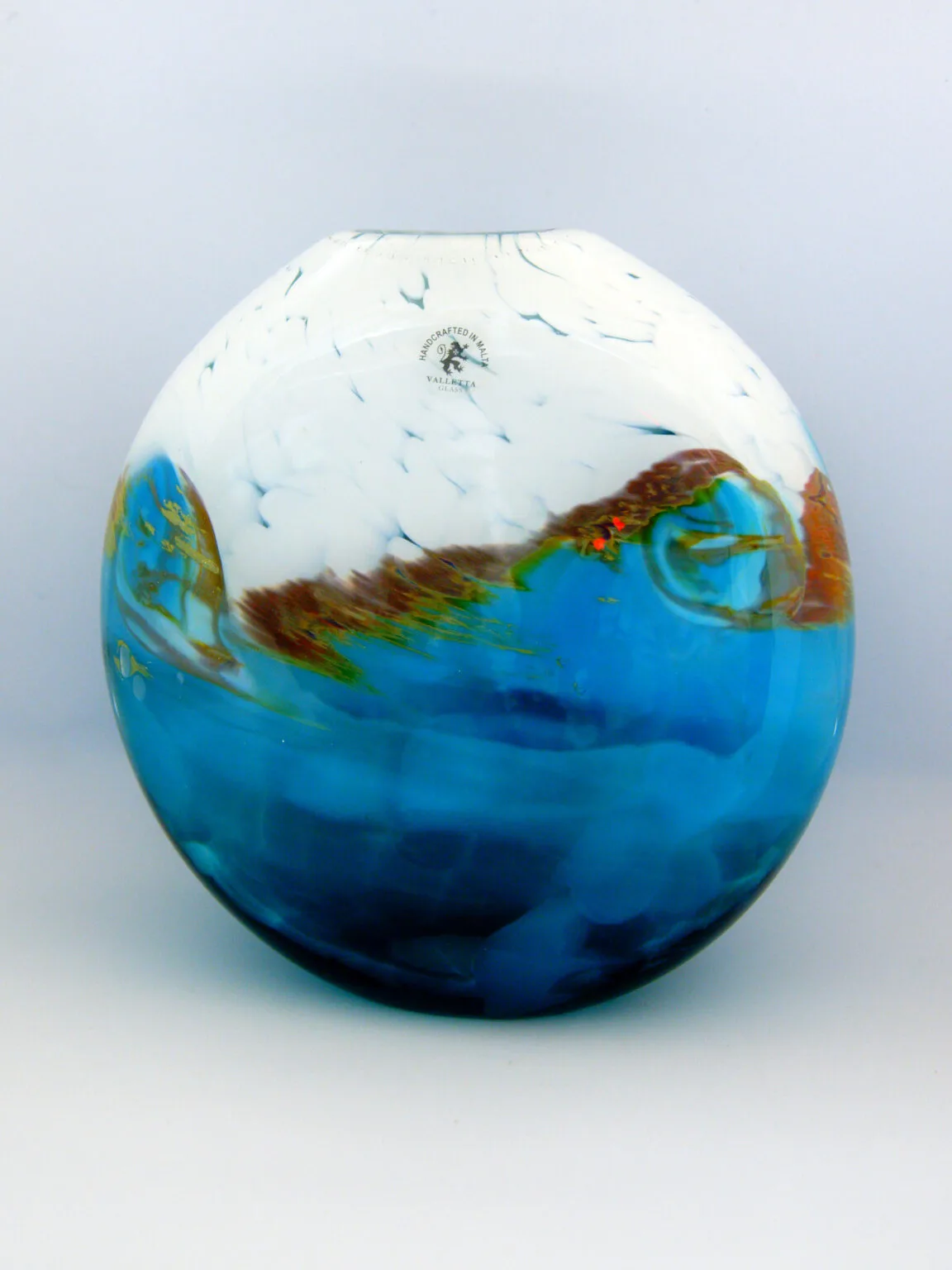 Flat Ornamental Vase