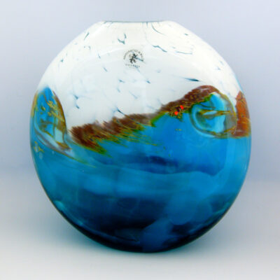 Flat Ornamental Vase