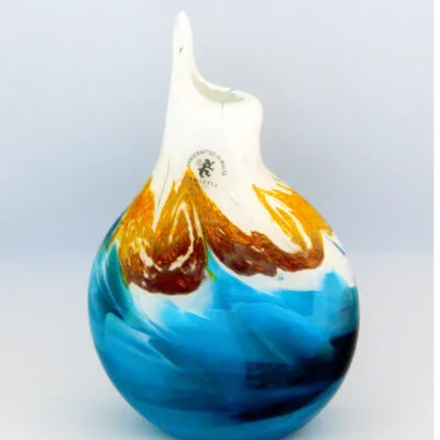 Elongated Flat Vase