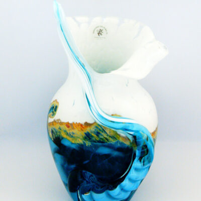 Elegant Striped Vase