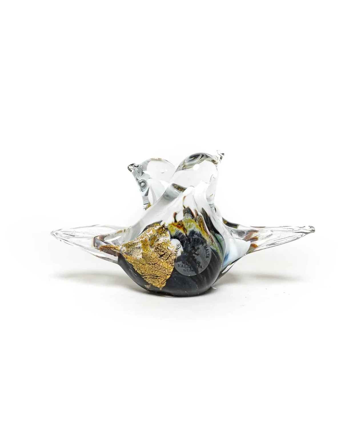 Hand Blown Glass Lovebirds