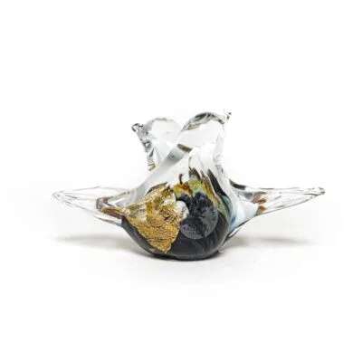 Hand Blown Glass Lovebirds