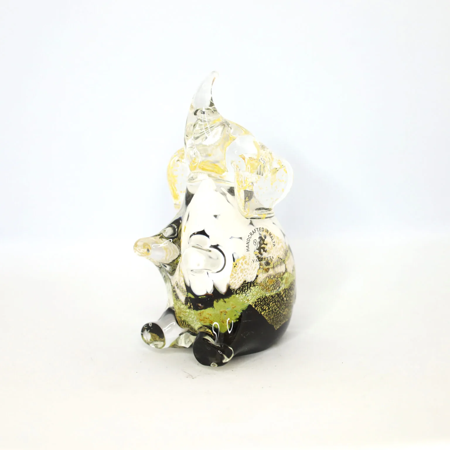 Hand Blown Glass Elephant