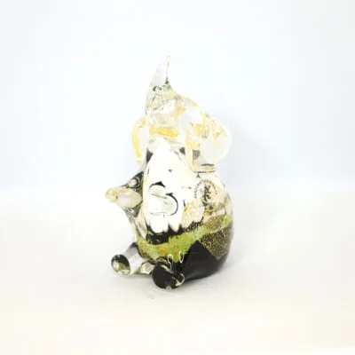 Hand Blown Glass Elephant
