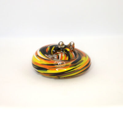Hand Blown Glass Sleeping Cat