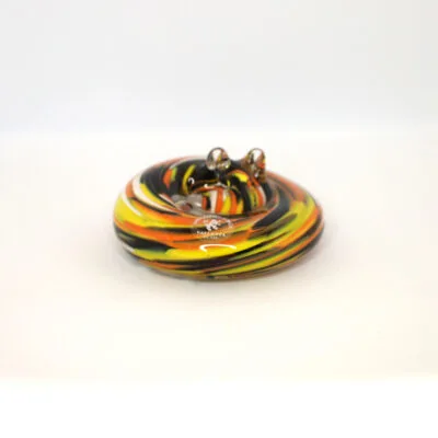 Hand Blown Glass Sleeping Cat