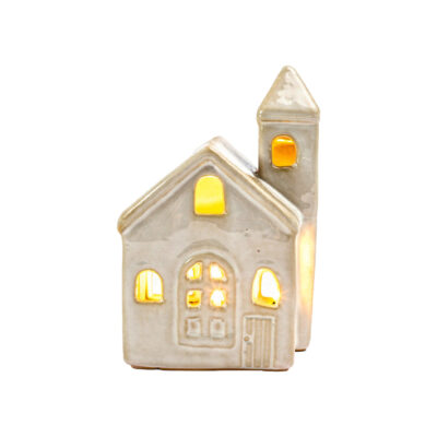 Ceramic Light-Up Christmas Village