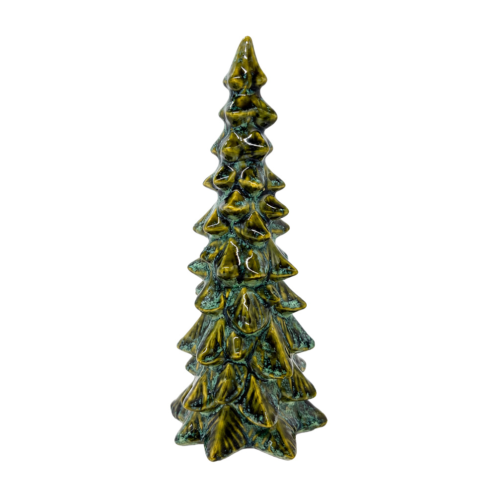 Glazed Ceramic Christmas Tree - Image 2