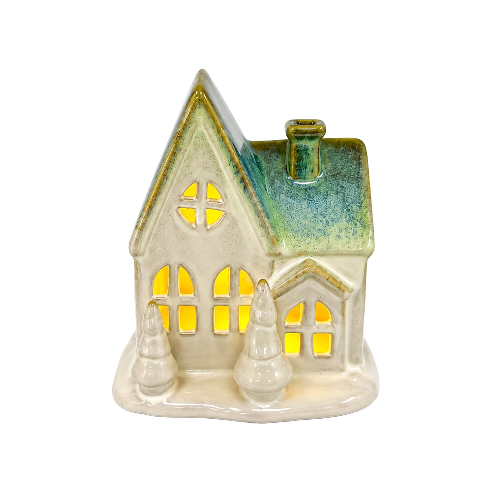 Ceramic Light-Up Christmas Village - Image 3