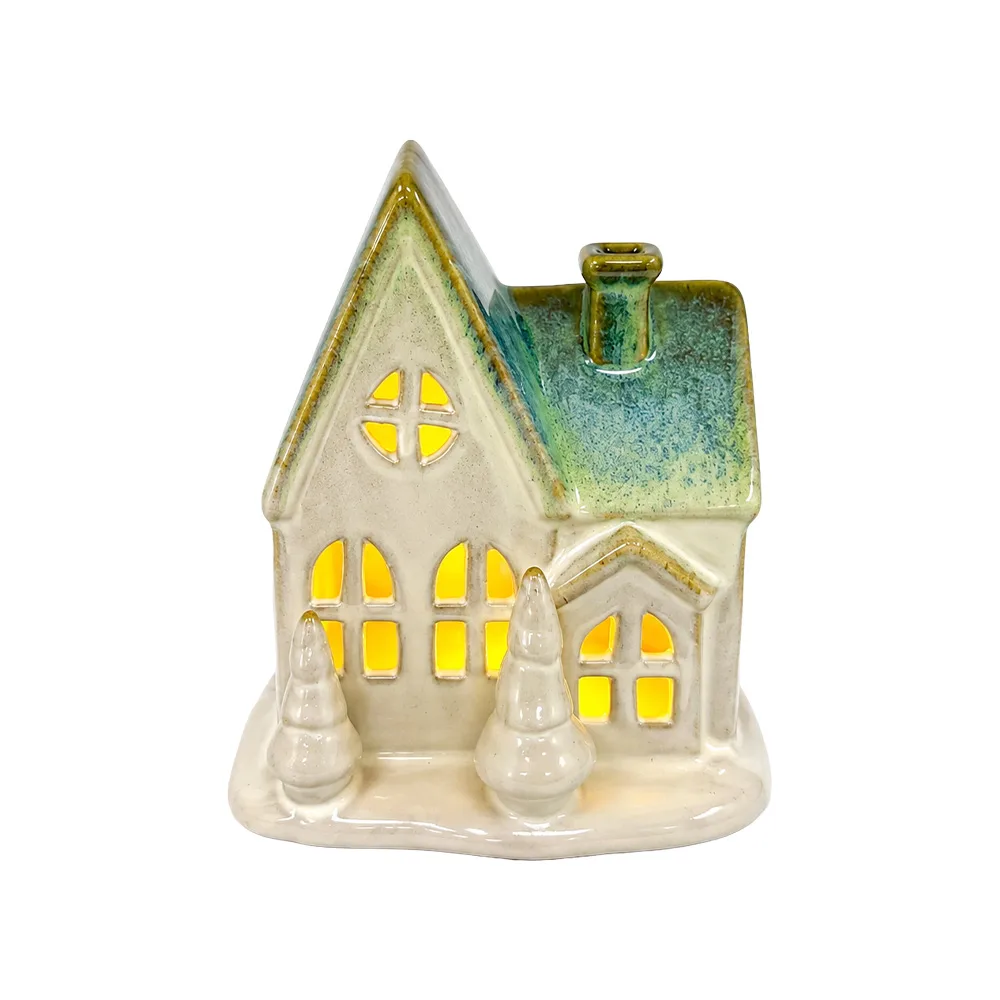 Ceramic Light-Up Christmas Village - Image 3