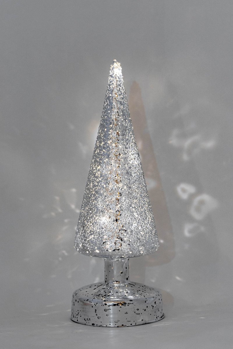 LED Raindrop Christmas Tree in Silver - Image 5