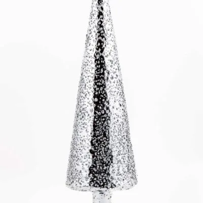 LED Raindrop Silver Tree 4