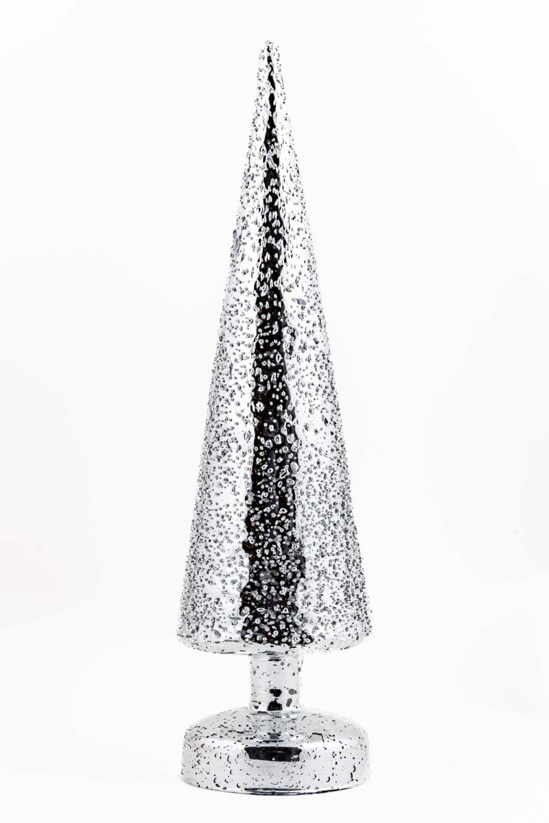 LED Raindrop Christmas Tree in Silver - Image 2
