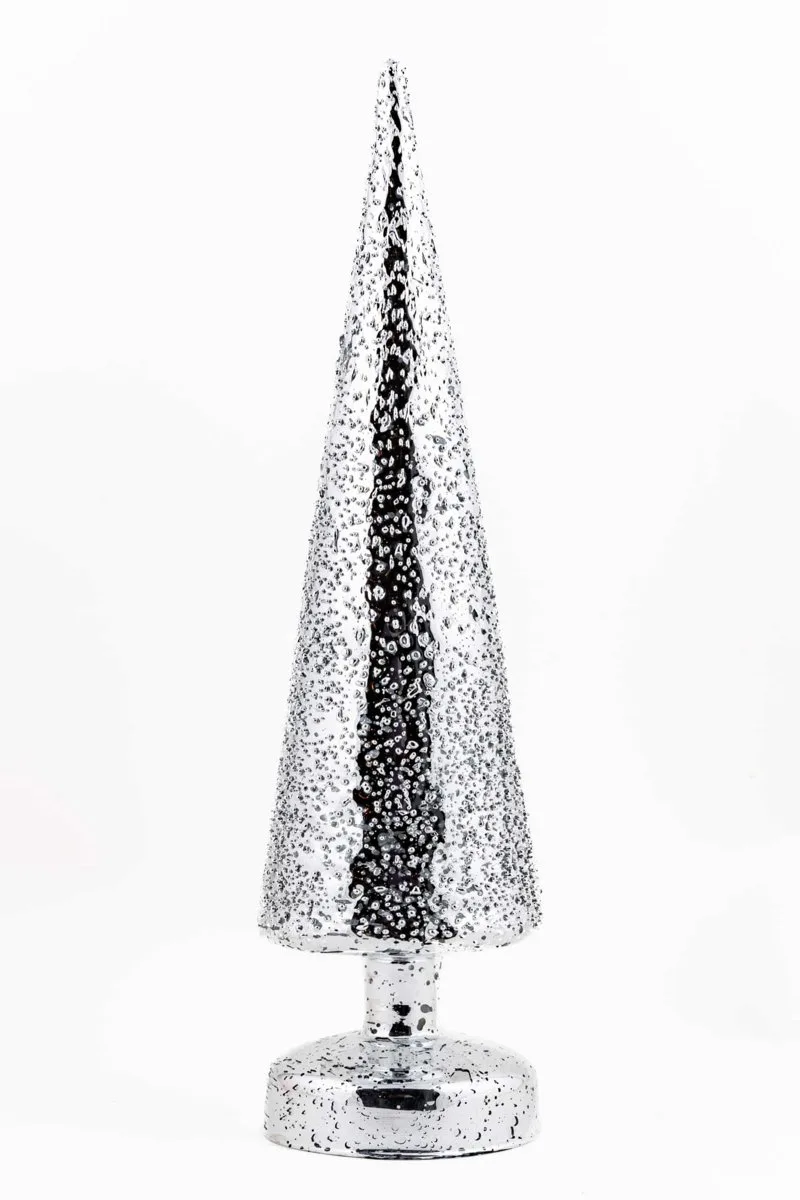 LED Raindrop Christmas Tree in Silver - Image 2