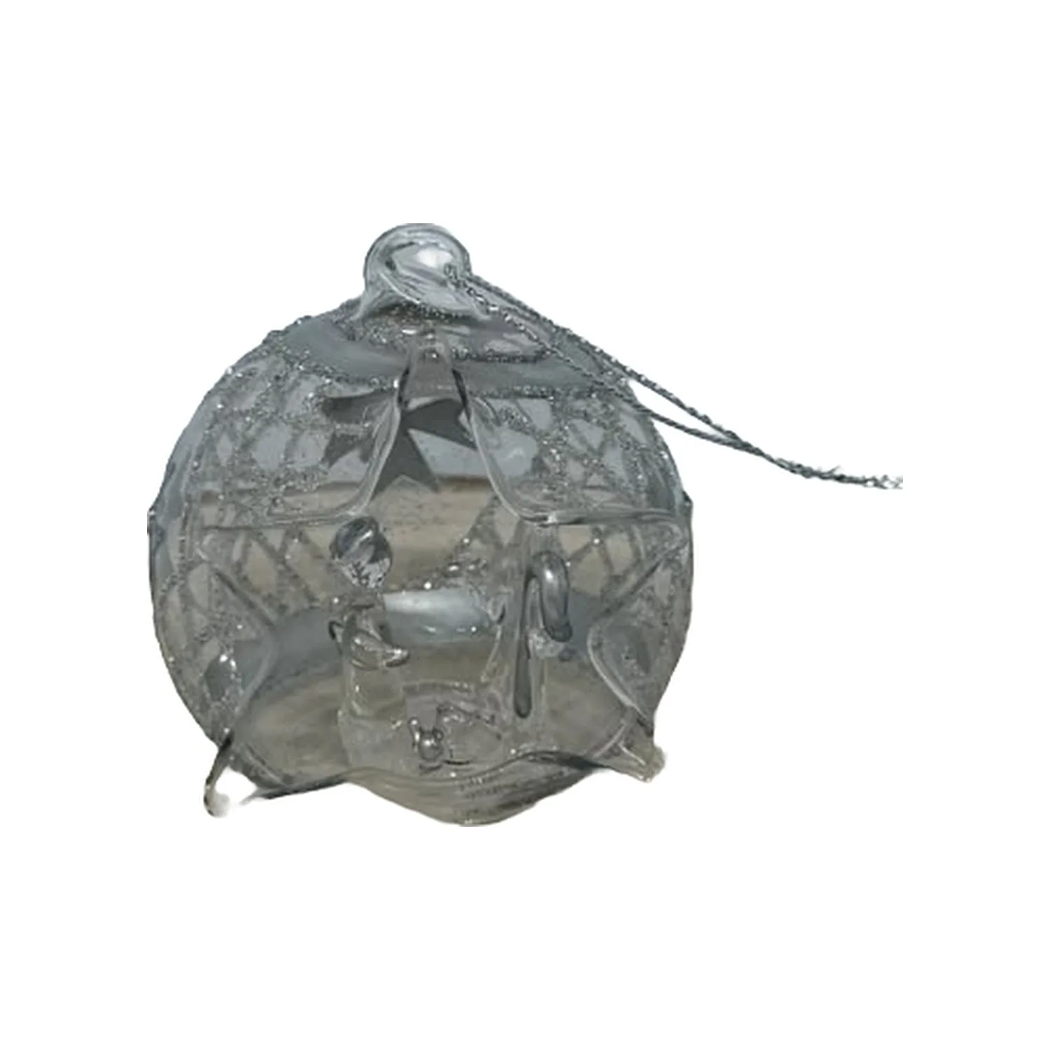 Gold Filigree Glass Christmas Bauble - Image 11